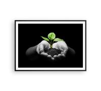 Affiche Poster 100x70cm Tableaux Image Nature plante science protection Art