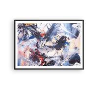 Affiche Poster 100x70cm Tableaux Image Photo Abstraction Renversé Peintures Art