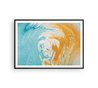 Affiche Poster 100x70cm Tableaux Image Photo Abstraction Renversé Peintures Art