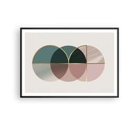 Affiche Poster 100x70cm Tableaux Image Photo Abstraction Roues Minimalisme Art
