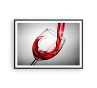 Affiche Poster 100x70cm Tableaux Image Photo Boisson verre vin Wall Art