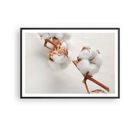 Affiche Poster 100x70cm Tableaux Image Photo Coton Macro Brindille Wall Art