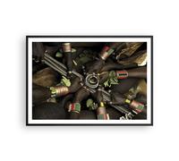 Affiche Poster 100x70cm Tableaux Image Photo Ethiopie Rituel Tribu Wall Art