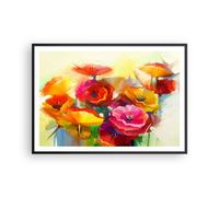 Affiche Poster 100x70cm Tableaux Image Photo Fleurs Printemps Flore Jardin Art