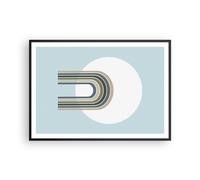 Affiche Poster 100x70cm Tableaux Image Photo Formes roue lignes Wall Art