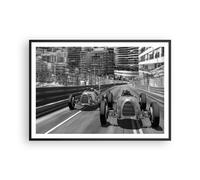 Affiche Poster 100x70cm Tableaux Image Photo Formule 1 Rétro Wall Art