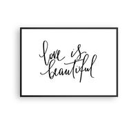 Affiche Poster 100x70cm Tableaux Image Photo La vie est belle Wall Art