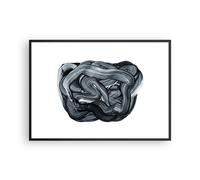 Affiche Poster 100x70cm Tableaux Image Photo L'Abstraction Black Flou Wall Art