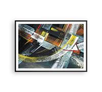 Affiche Poster 100x70cm Tableaux Image Photo L'Abstraction Graffiti Coloré Art