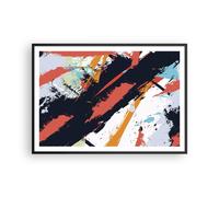 Affiche Poster 100x70cm Tableaux Image Photo L'Abstraction Graffiti Moderne Art