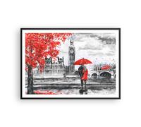 Affiche Poster 100x70cm Tableaux Image Photo Londres architecture grand ben Art