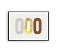 Affiche Poster 100x70cm Tableaux Image Photo Ovale Tapis Roulant Abstraction Art
