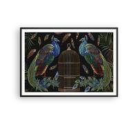 ARTTOR Poster Cadre Noir 100x70 cm Affiche Animaux - 4390 - P2B