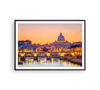 Affiche Poster 100x70cm Tableaux Image Photo Rome Italie basilique histoire Art