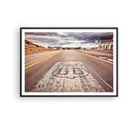 Affiche Poster 100x70cm Tableaux Image Photo USA route 66 voyage Wall Art