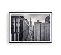 Affiche Poster 100x70cm Tableaux Image Photo Varsovie Palais Culture Wall Art