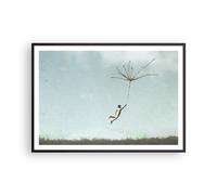 Affiche Poster 100x70cm Tableaux Image Photo Vintage Irréel Métaphore Wall Art