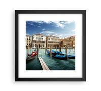 Affiche Poster 30x30cm Tableaux Image Architecture venise italie gondole Art