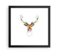 Affiche Poster 30x30cm Tableaux Image Deer imaginaire graffiti graphique Art