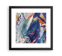 Affiche Poster 30x30cm Tableaux Image Les couleurs la peinture l'abstraction Art