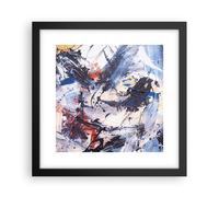 Affiche Poster 30x30cm Tableaux Image Photo Abstraction Renversé Peintures Art