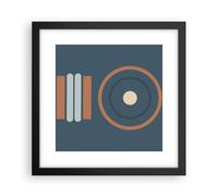 Affiche Poster 30x30cm Tableaux Image Photo Abstrait Moderne Motifs Wall Art