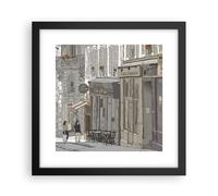 Affiche Poster 30x30cm Tableaux Image Photo Architecture Dessin Montmartre Art