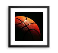 Affiche Poster 30x30cm Tableaux Image Photo Basket-ball jeu sport Wall Art