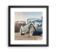 Affiche Poster 30x30cm Tableaux Image Photo Cobra Sport Voiture Wall Art