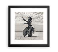 Affiche Poster 30x30cm Tableaux Image Photo Danseur Folk Oriental Wall Art