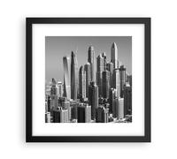 Affiche Poster 30x30cm Tableaux Image Photo Gratte-ciel Photographie Dubaï Art