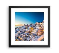 Affiche Poster 30x30cm Tableaux Image Photo Grèce île été Wall Art Decoration