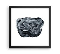 Affiche Poster 30x30cm Tableaux Image Photo L'Abstraction Black Flou Wall Art