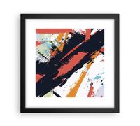 Affiche Poster 30x30cm Tableaux Image Photo L'Abstraction Graffiti Moderne Art