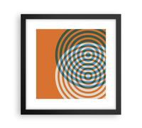 Affiche Poster 30x30cm Tableaux Image Photo L'Abstraction Moderne Cercles Art