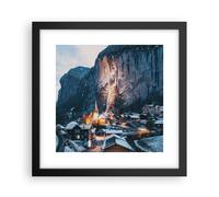 Affiche Poster 30x30cm Tableaux Image Photo Lauterbrunnen Suisse Vallée Wall Art