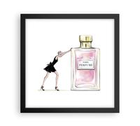 Affiche Poster 30x30cm Tableaux Image Photo Mode Femme Parfum Wall Art