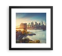 Affiche Poster 30x30cm Tableaux Image Photo New York pont Wall Art Decoration