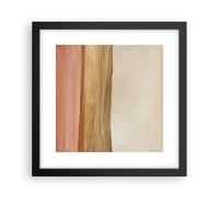 Affiche Poster 30x30cm Tableaux Image Photo Or Abstraction Lignes Wall Art