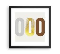 Affiche Poster 30x30cm Tableaux Image Photo Ovale Tapis Roulant Abstraction Art