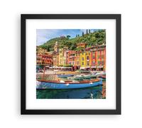 Affiche Poster 30x30cm Tableaux Image Photo Père Noël Marguerite Ligure Wall Art