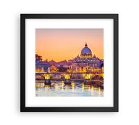 Affiche Poster 30x30cm Tableaux Image Photo Rome Italie basilique histoire Art