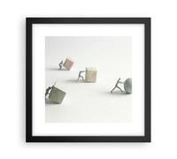 Affiche Poster 30x30cm Tableaux Image Photo Symbole Boule Cube Wall Art