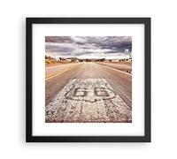 Affiche Poster 30x30cm Tableaux Image Photo USA route 66 voyage Wall Art