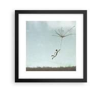 Affiche Poster 30x30cm Tableaux Image Photo Vintage Irréel Métaphore Wall Art