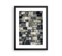 Affiche Poster 30x40cm Tableaux Image Abstraction Haut-parleurs Graphisme Art