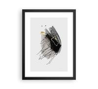 Affiche Poster 30x40cm Tableaux Image Abstraction Sombre Peintures Wall Art