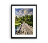 Affiche Poster 30x40cm Tableaux Image architecture promenade Swan Paysage Art