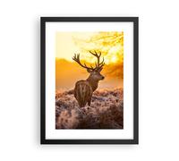 Affiche Poster 30x40cm Tableaux Image Automne paysage nature feuille Wall Art
