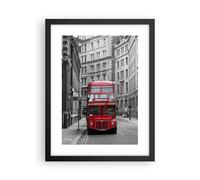 Affiche Poster 30x40cm Tableaux Image Bus angleterre vacances londres Wall Art